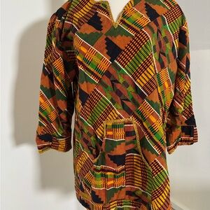 Authentic African Kente cloth top